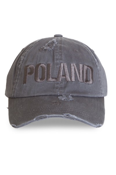 Poland Damaged Cap - Nero
