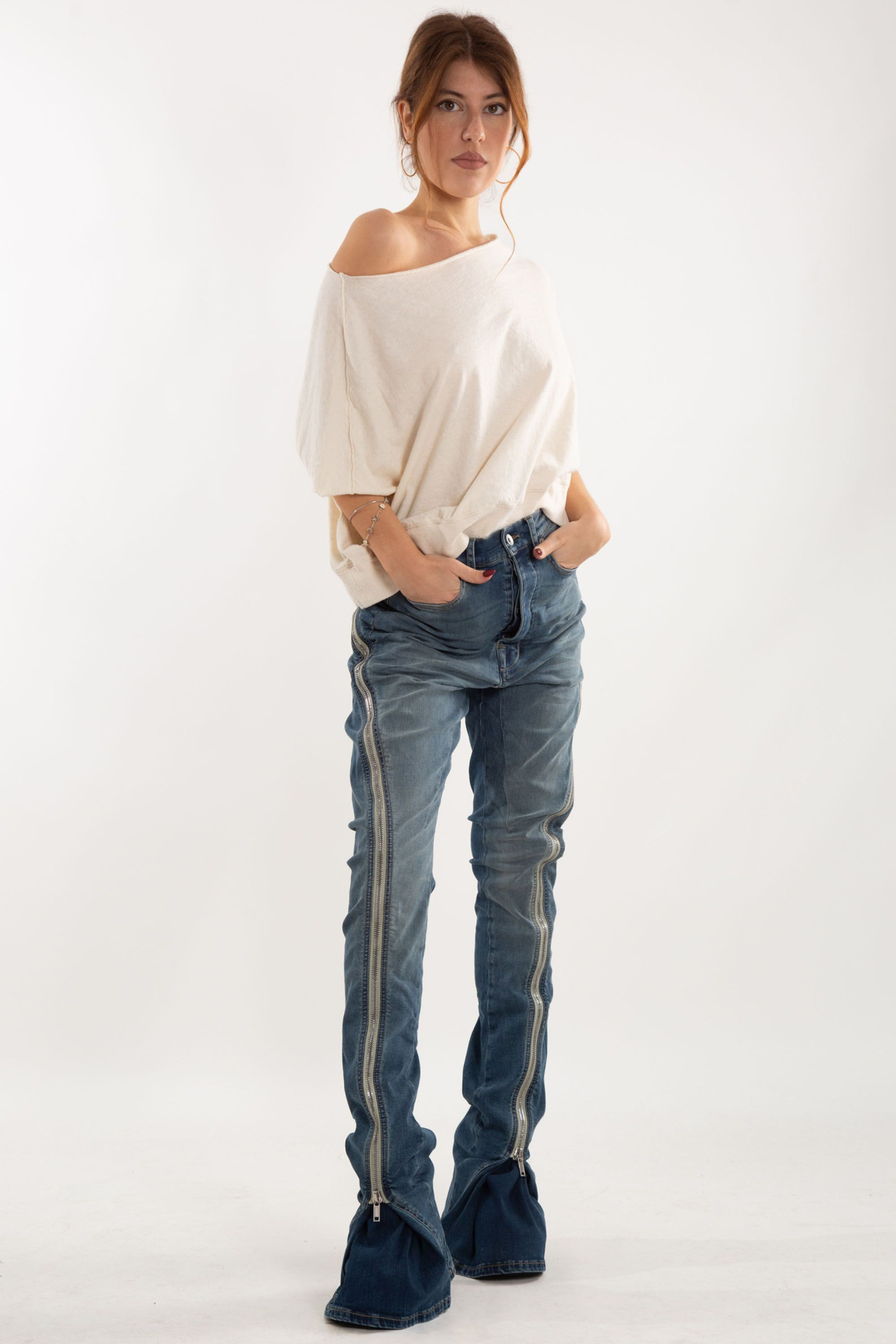 Washed Bolan Banana Jeans