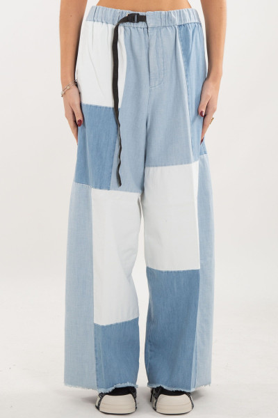 Patchwork Loose Jeans