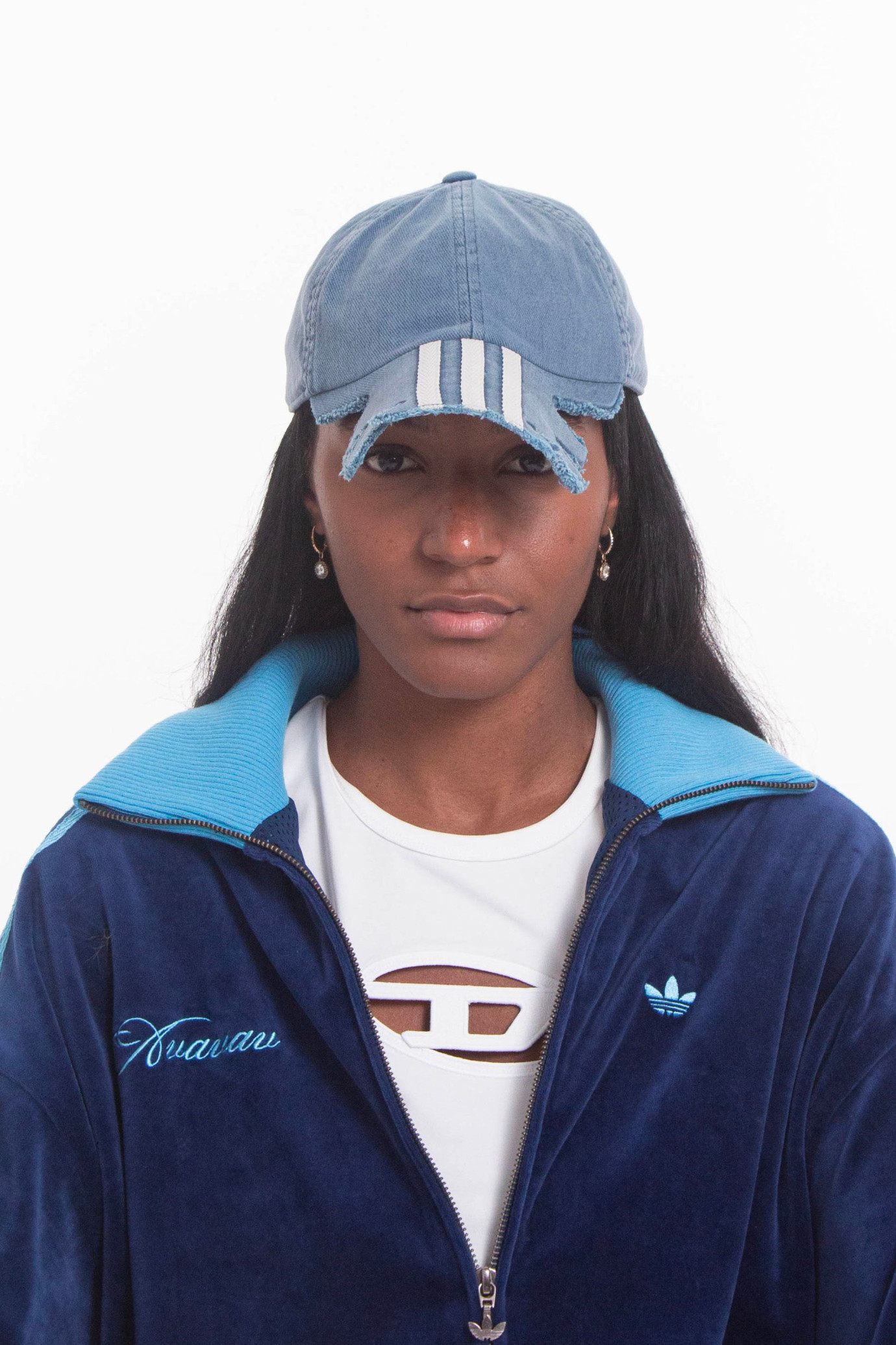 ADIDAS AVAVAV Avavav Striped Slashed Cap