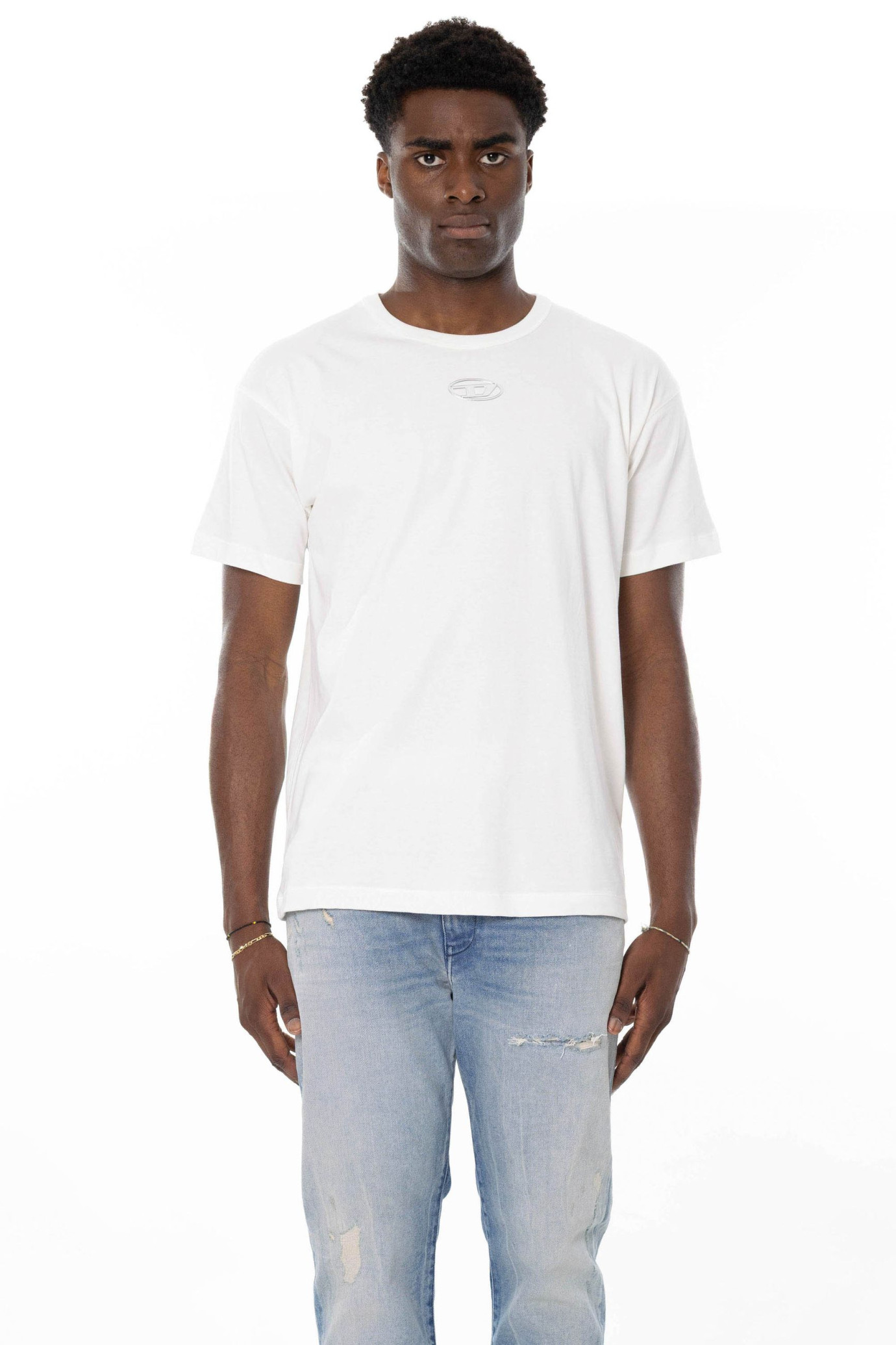 DIESEL T-Norm Metallic Oval D Tee