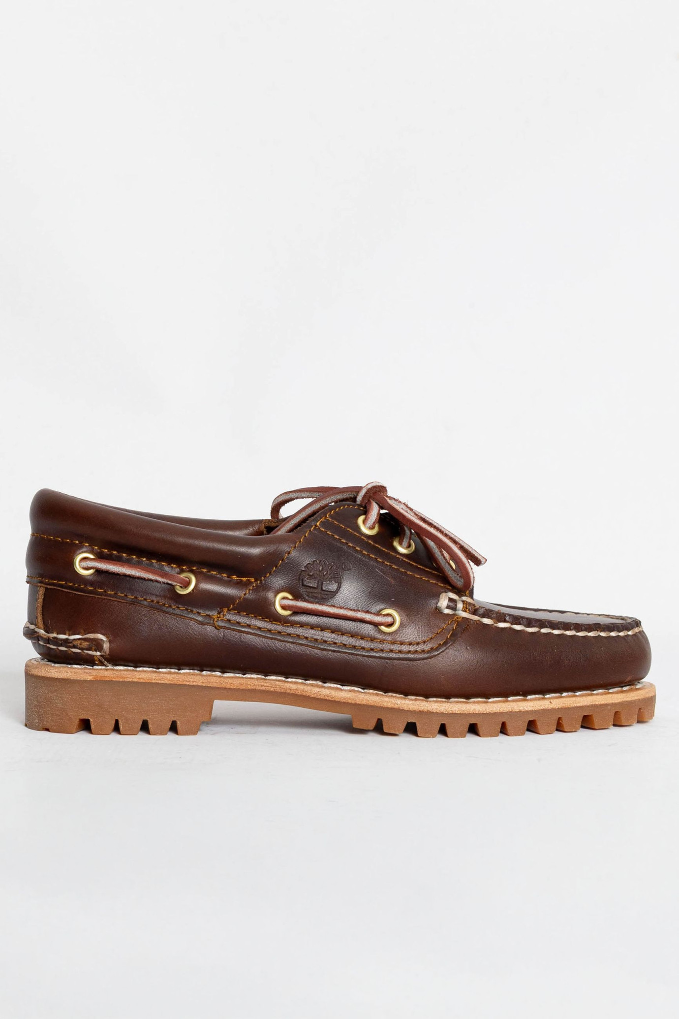 TIMBERLAND Authentic 3-Eye Handsewn Leather Boat Shoes