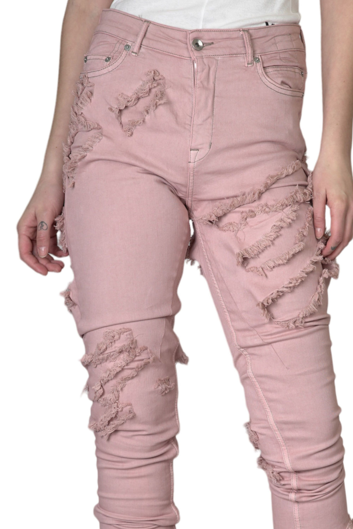 Detroit Cut Slashed Jeans