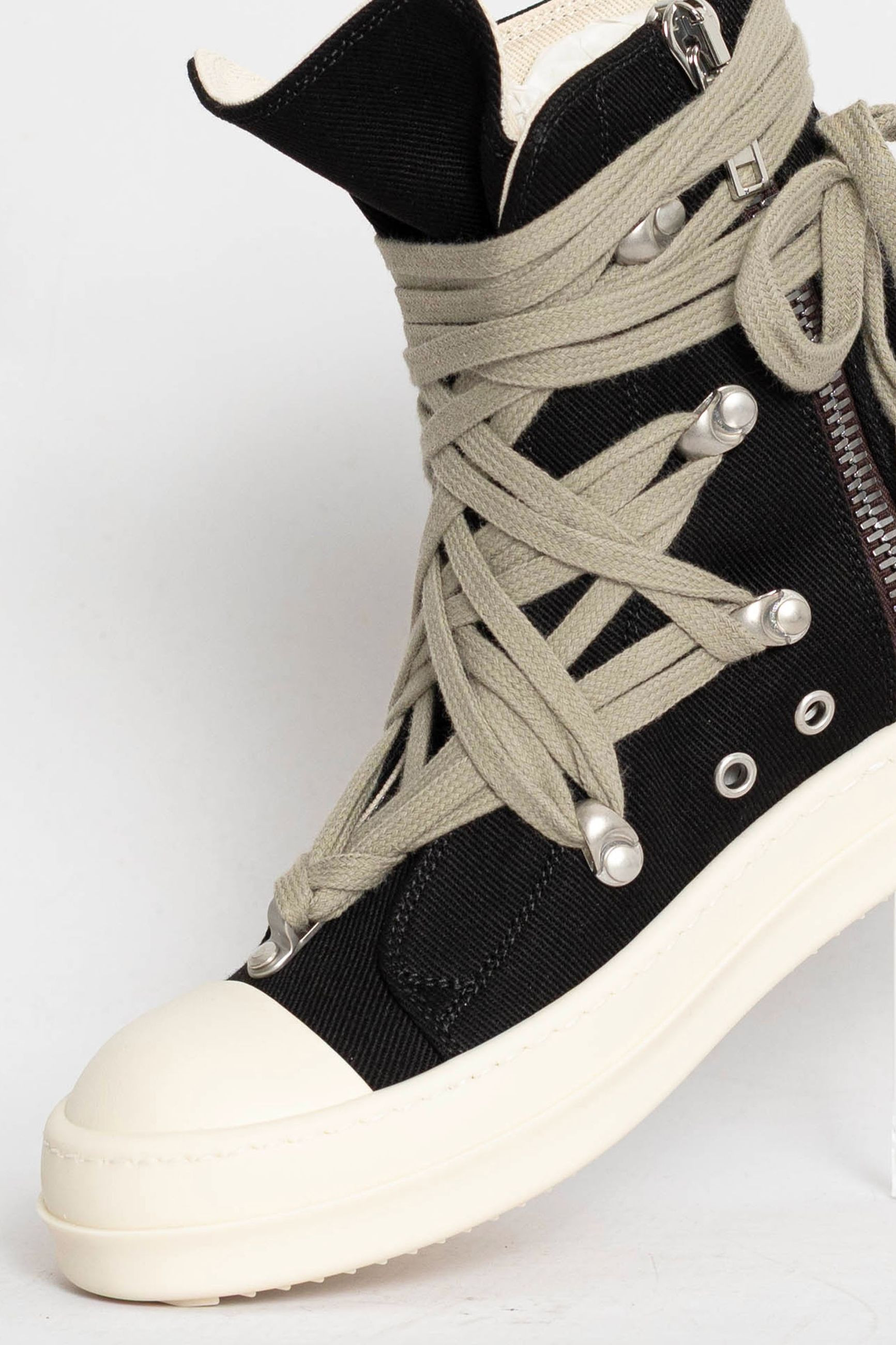 Overdyed Denim Megalace Sneaks | RICK OWENS DRKSHDW | 페칭 FETCHING